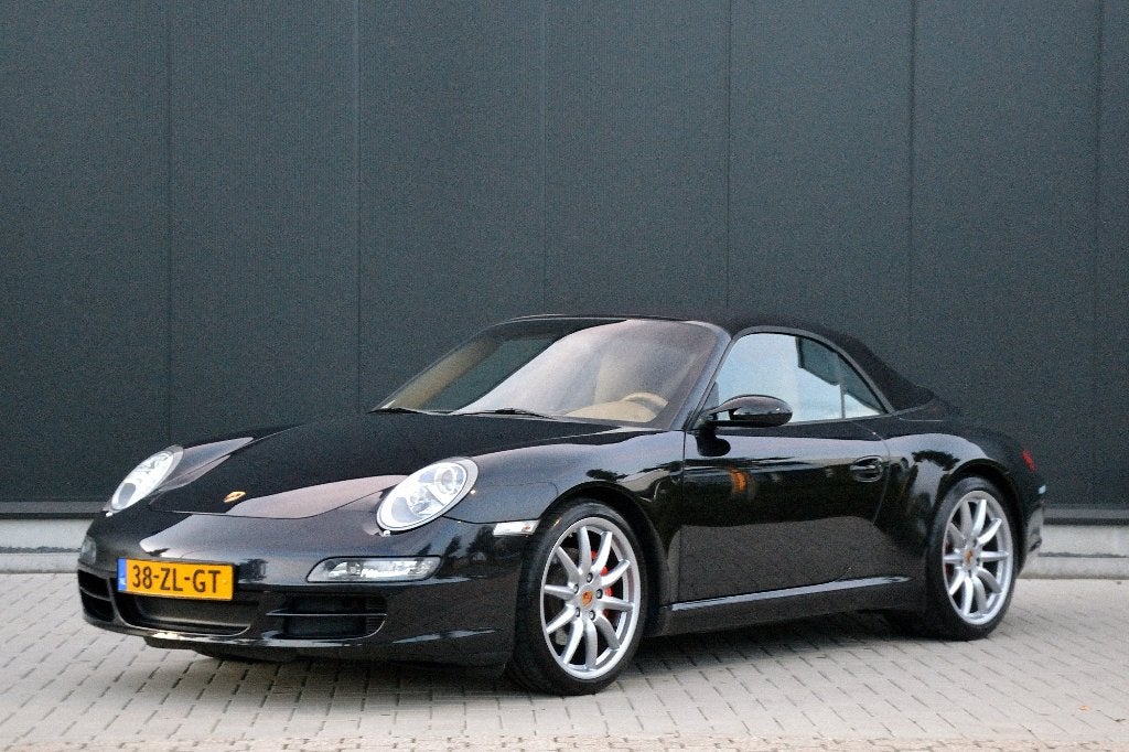 Porsche 911 997 Carrera Cabrio | Handbak! | Sportuitlaat, Achterwielaandrijving, Beige, Cabriolet, 4 stoelen