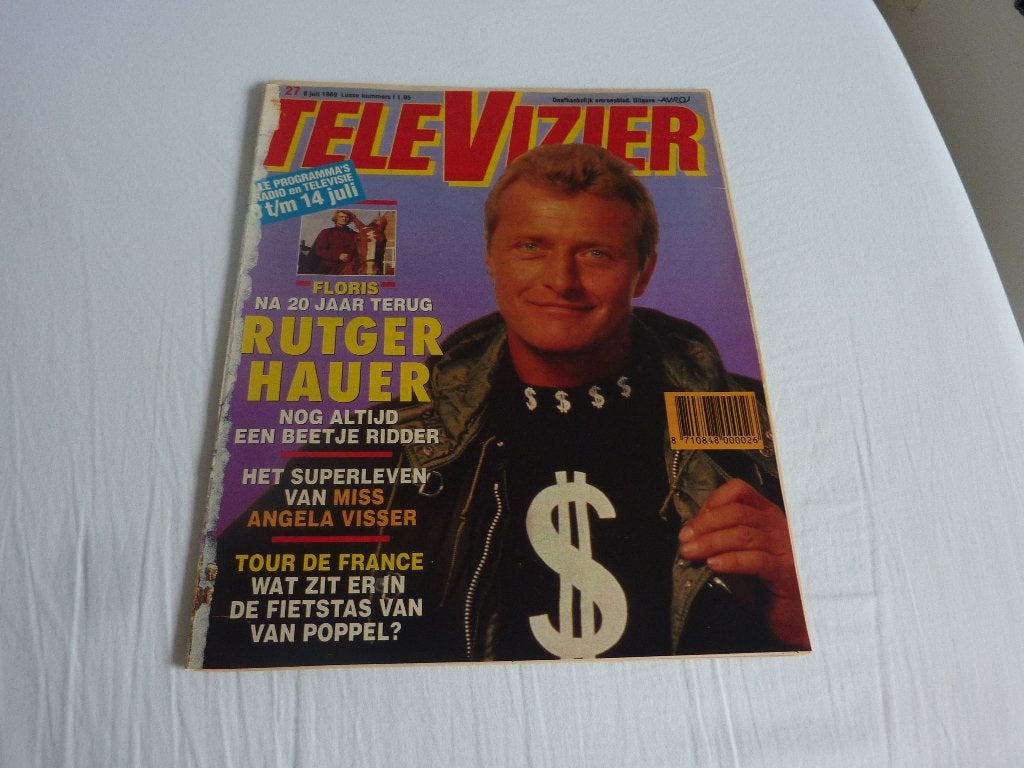 TELEVIZIER 1989-RUTGER HAUER-MISS UNIVERSE-QUEEN-D PARTON, Verzenden, 1980 tot heden, Tijdschrift