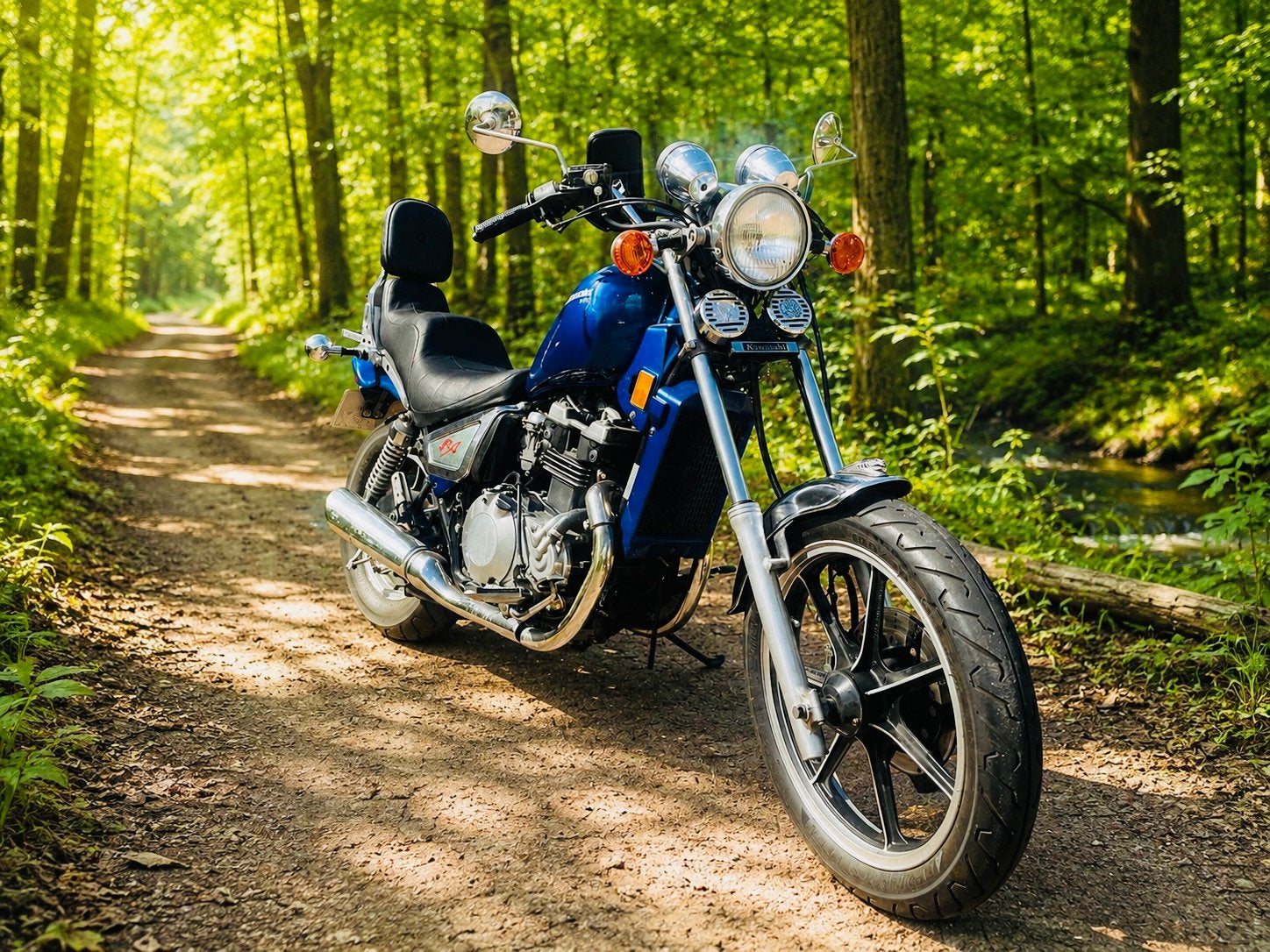 Prachtige Kawasaki Chopper 454 LTD 40 Jarige Oltimer, 2 cilinders, Chopper, Gebruikt, Particulier