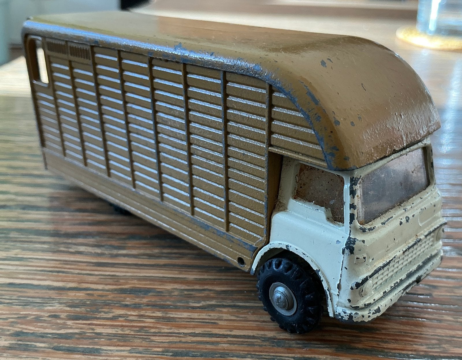 Oude Budgie Toys Paarden vrachtwagen  Horse Box no 295, Hobby en Vrije tijd, Ophalen of Verzenden, Gebruikt, Bus of Vrachtwagen