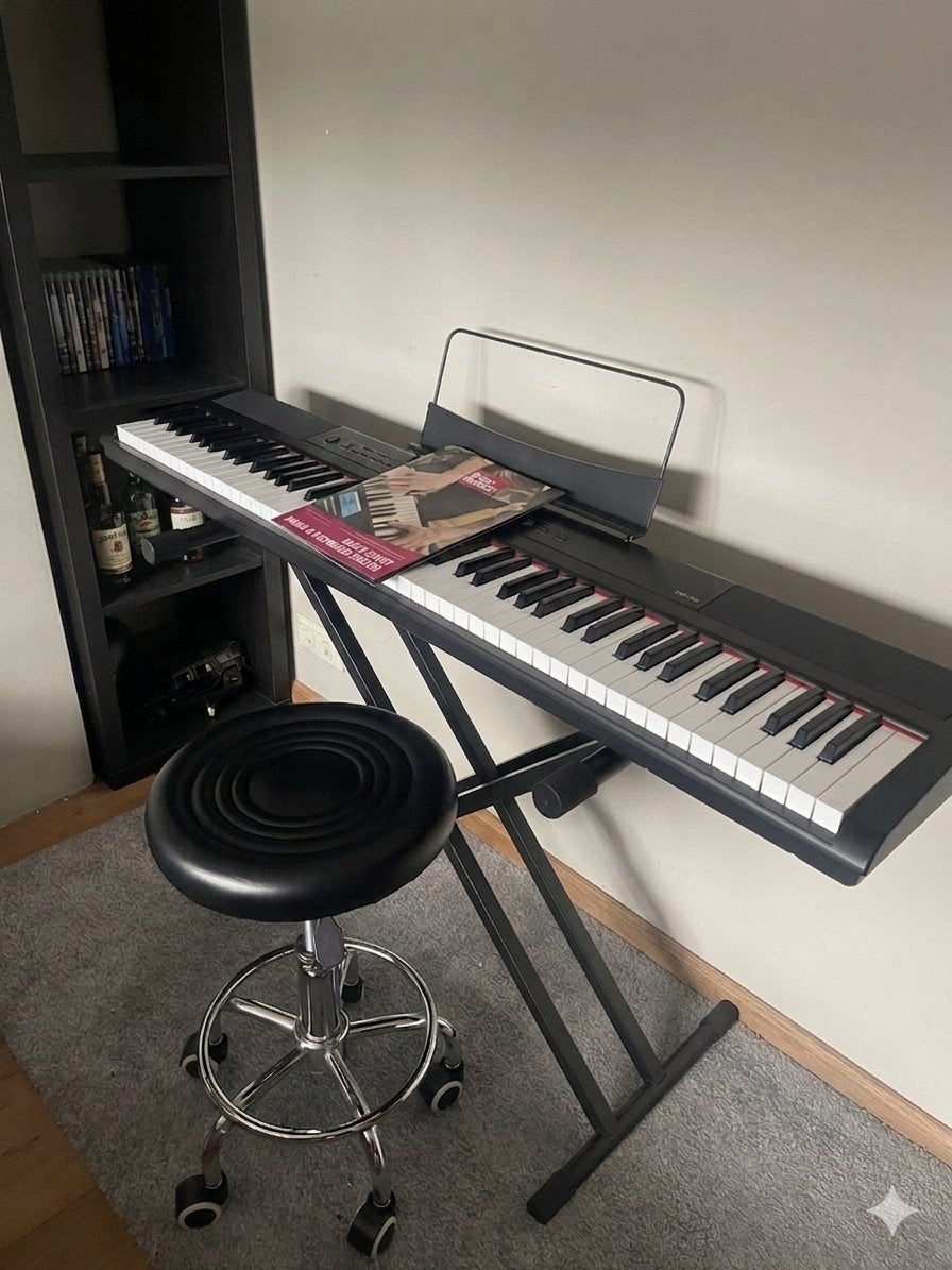 Fazley FSP-200 Digitale Piano – Beginnersset | Nieuwstaat, Muziek en Instrumenten, Piano's, Zwart, Ophalen of Verzenden, Zo goed als nieuw