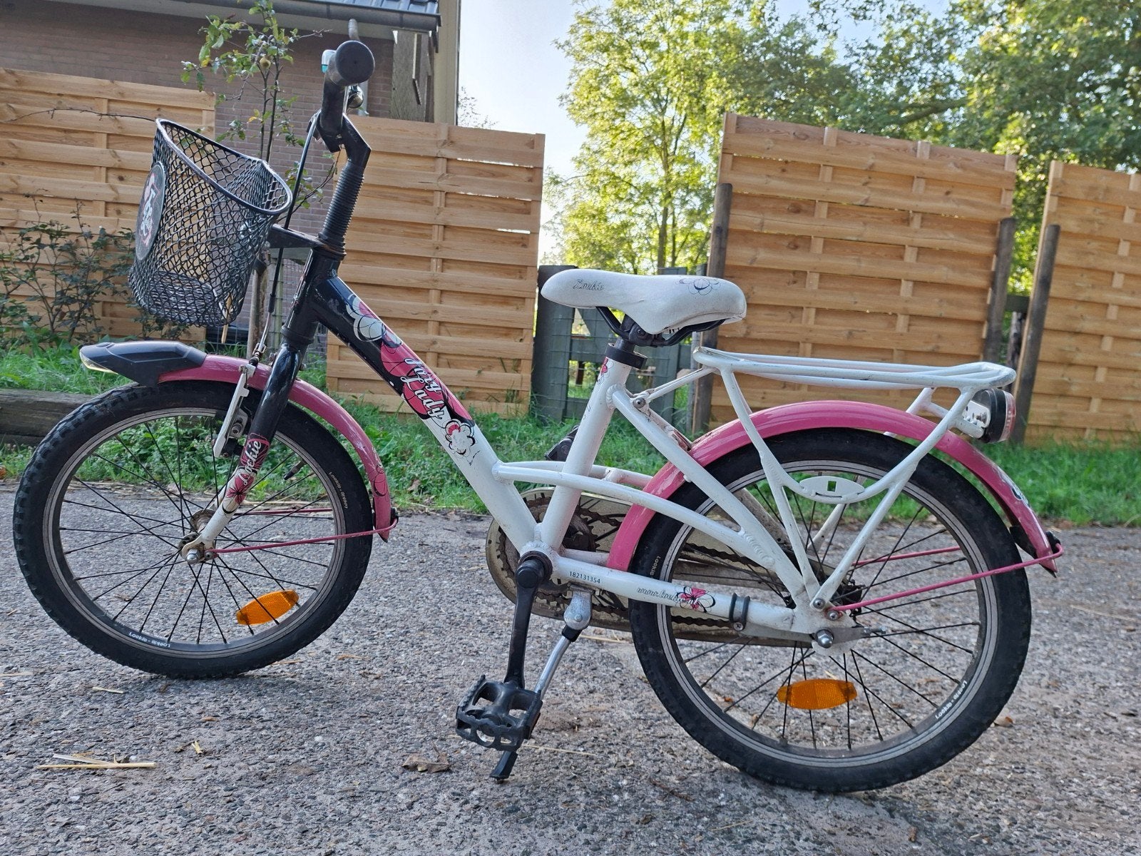 Loekie kinderfiets 18 inch, Ophalen, Terugtraprem, Gebruikt, Loekie