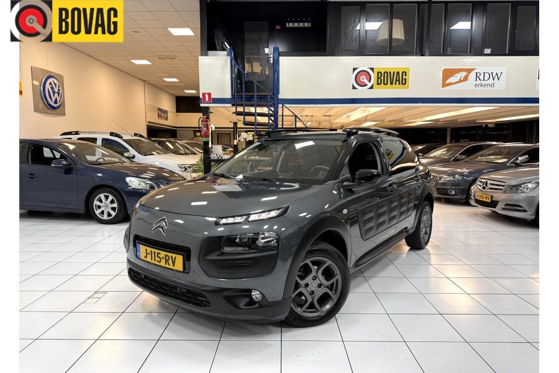 Citroën C4 Cactus 1.2 PureTech Shine Automaat Bovag Garanti, Auto's, Automaat, Stof, 82 pk, 23 km/l
