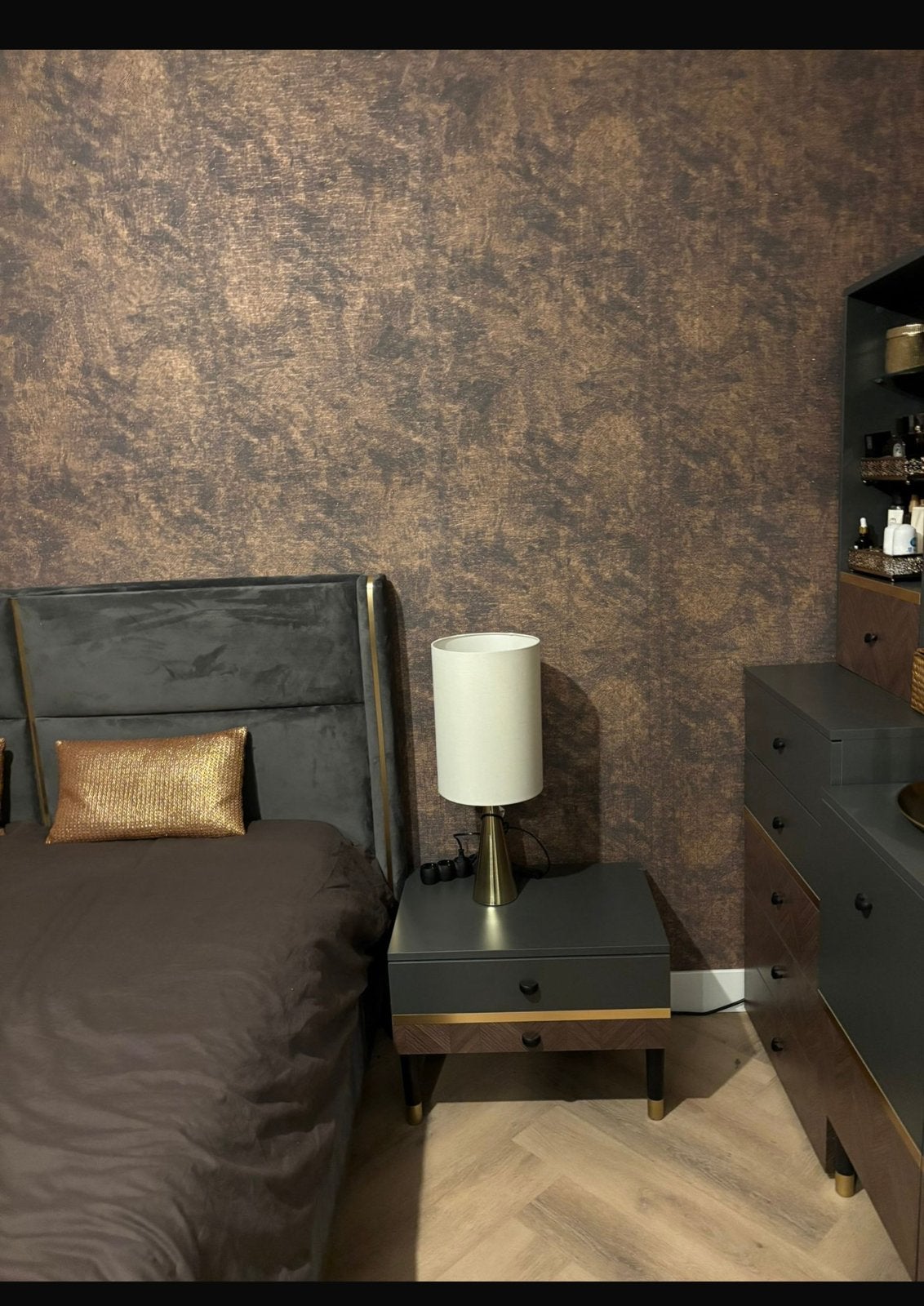 Slaapkamer conpleet zonder bed, Ophalen of Verzenden, 65 cm of meer
