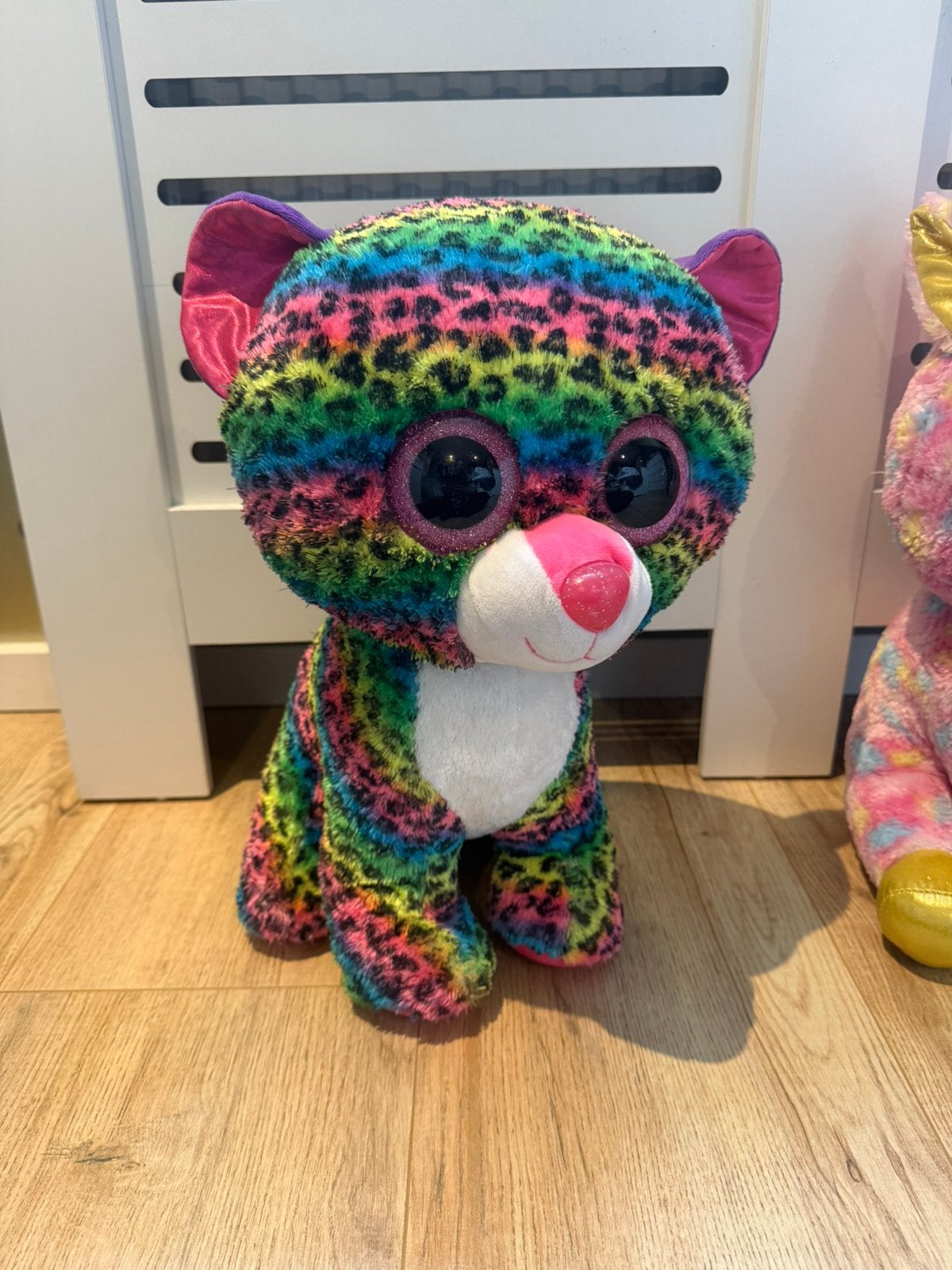Grote Ty Dotty Leopard Knuffel - Kleurrijk en Zacht, Overige karakters, Overige typen, Ophalen of Verzenden, Middelgroot (20 tot 80 cm)