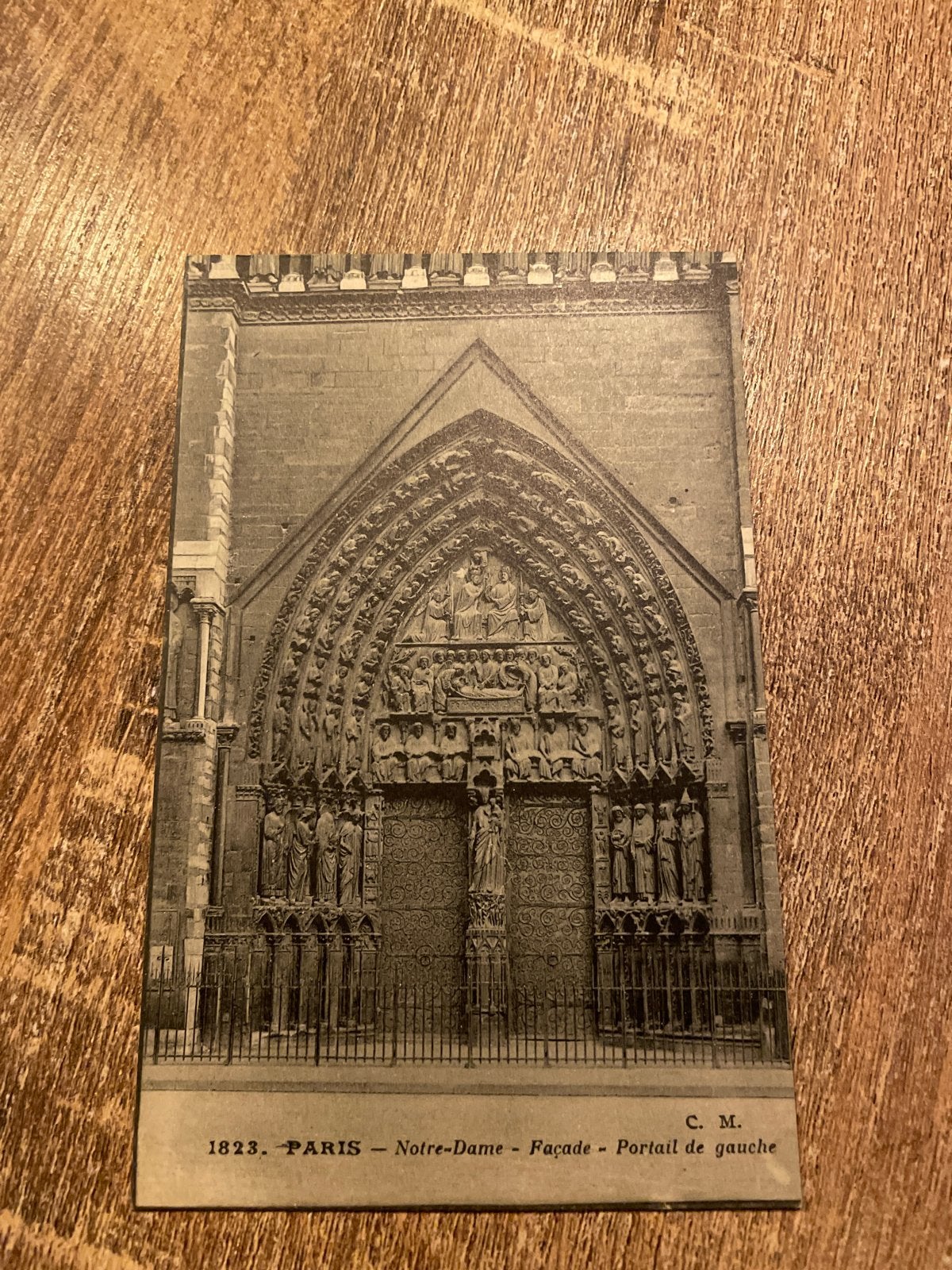 Oude Ansichtkaart Parijs - Notre-Dame - Façade, Ophalen of Verzenden, Voor 1920, Ongelopen, Frankrijk