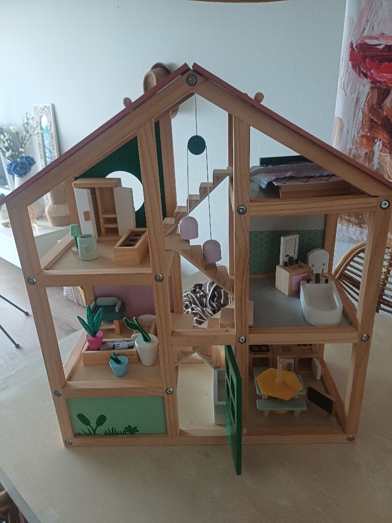 Poppenhuis hema, Ophalen, Gebruikt, Poppenhuis