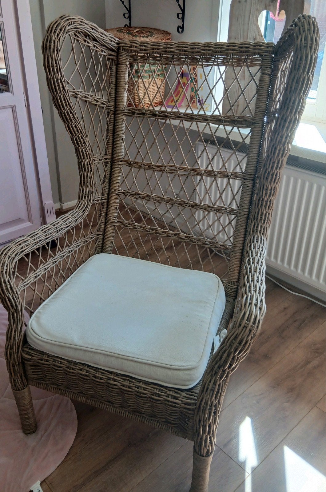 rotan fauteuil, Huis en Inrichting, Fauteuils, Ophalen, 75 tot 100 cm, 50 tot 75 cm