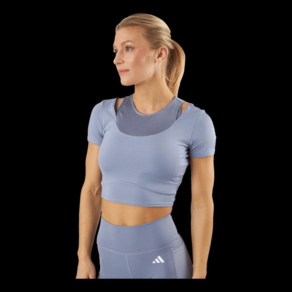 Adidas HIIT Aeroready Crop Top, Lila, maat M, Maat 38/40 (M), Paars, Verzenden, Adidas