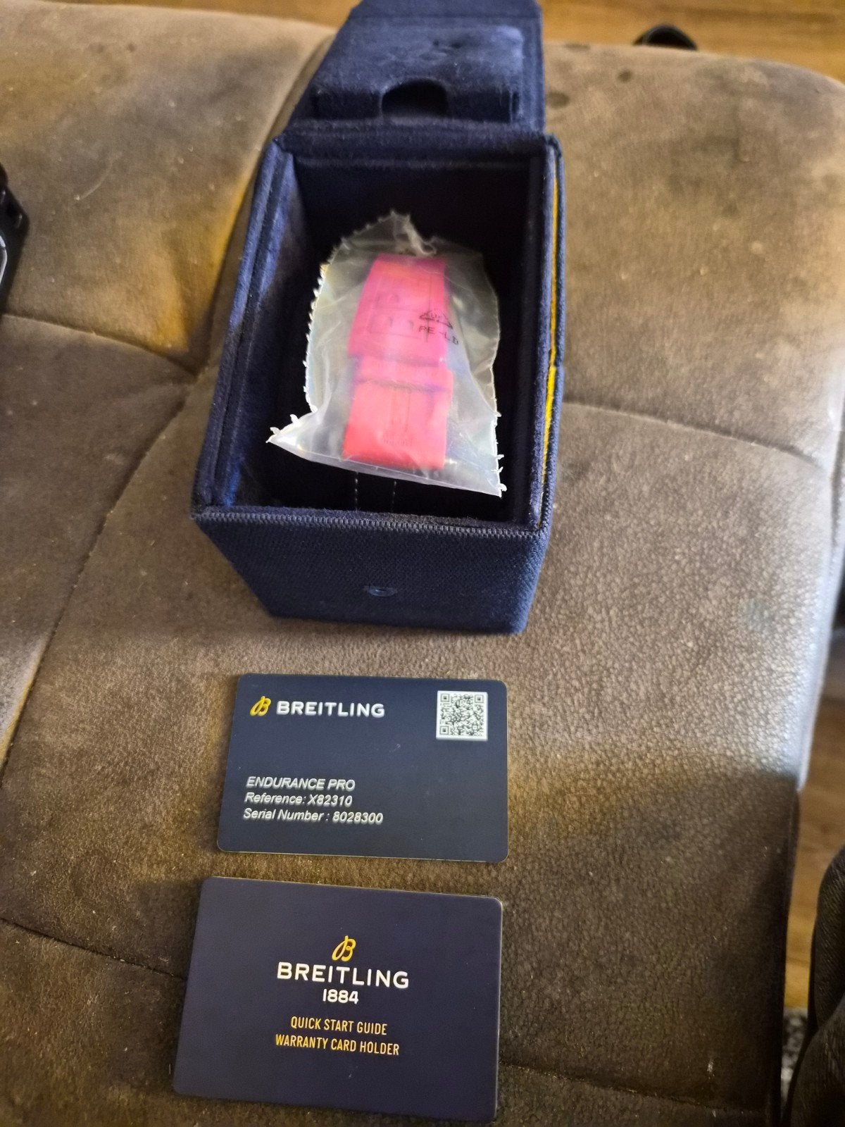 Breitling carbon en breitlight, Ophalen of Verzenden, Zo goed als nieuw, Blauw, Jongen of Meisje