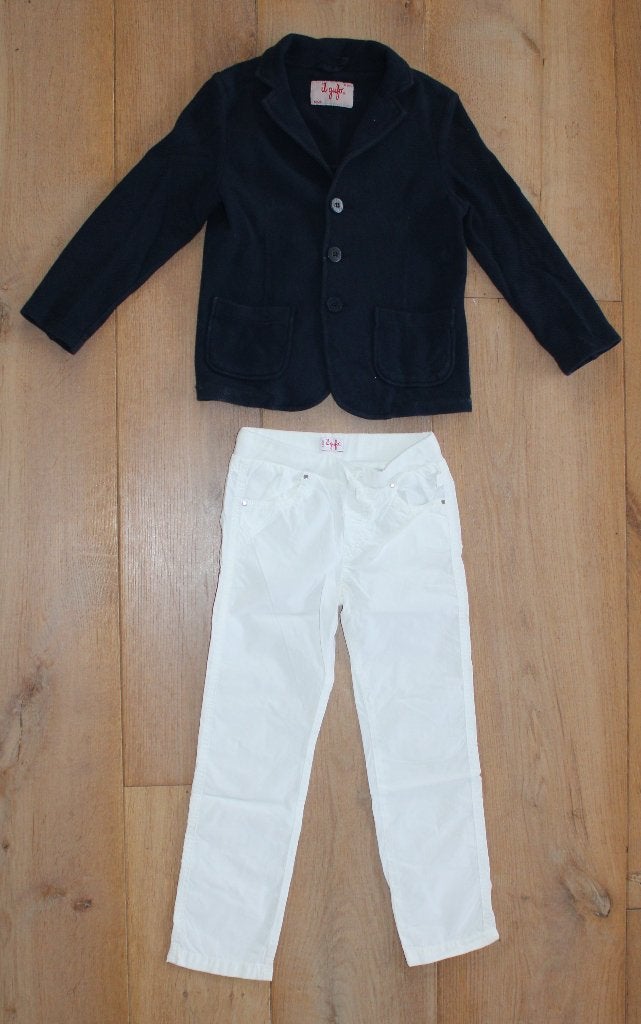 Jasje en broek van il Gufo maat 6 - bruiloft outfit, Ophalen of Verzenden, Zo goed als nieuw, Setje, Il gufo