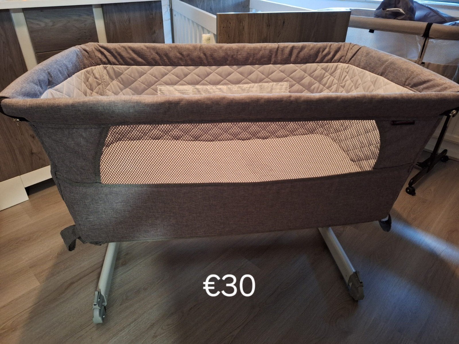 co sleeper, Ophalen, Wieg