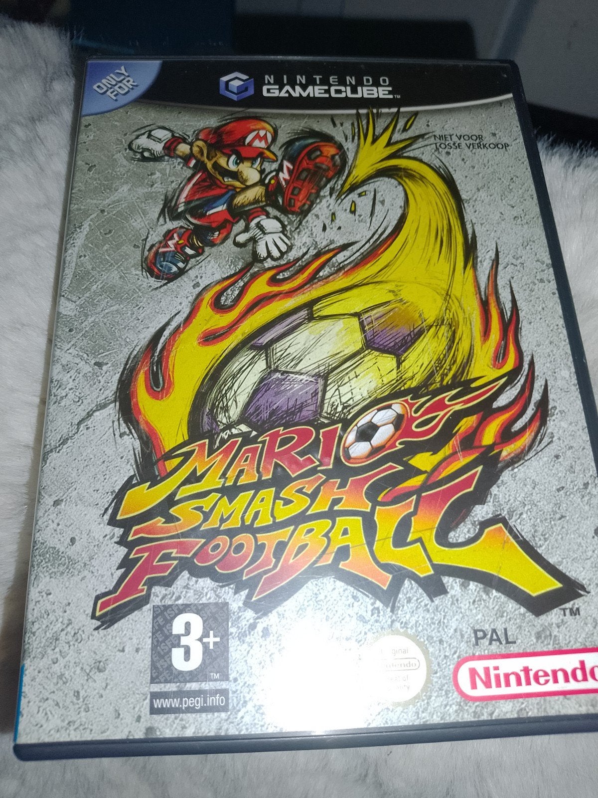 Mario Smash Football - Nintendo GameCube, Spelcomputers en Games, Gebruikt, Eén computer, Ophalen of Verzenden, Sport
