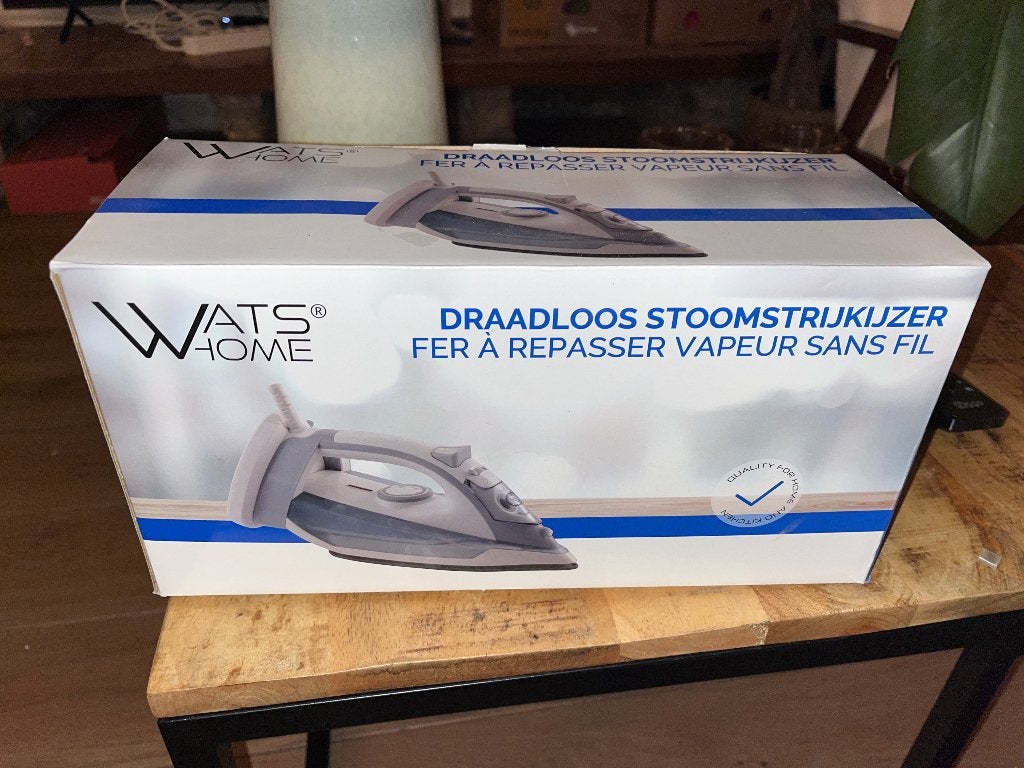 Strijkijzer Watshome, Witgoed en Apparatuur, Strijkijzers en Strijkplanken, Ophalen, Nieuw, Draadloos strijkijzer