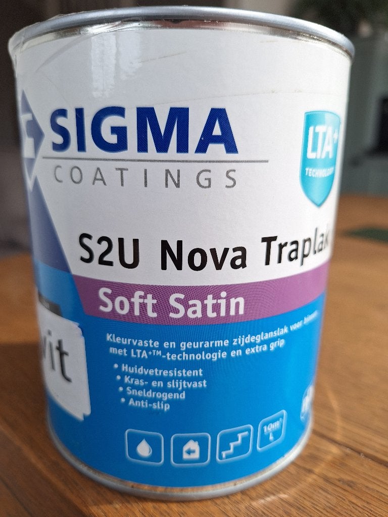 Sigma traplak, Ophalen, Nieuw, Wit, Verf