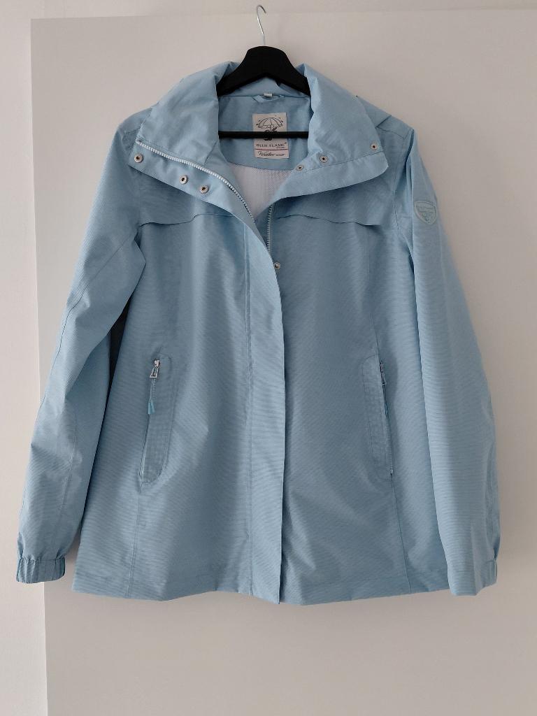 Zomerjas blauw maat 40, Kleding | Dames, Jassen | Zomer, Ophalen, Zo goed als nieuw, Maat 38/40 (M), Blauw