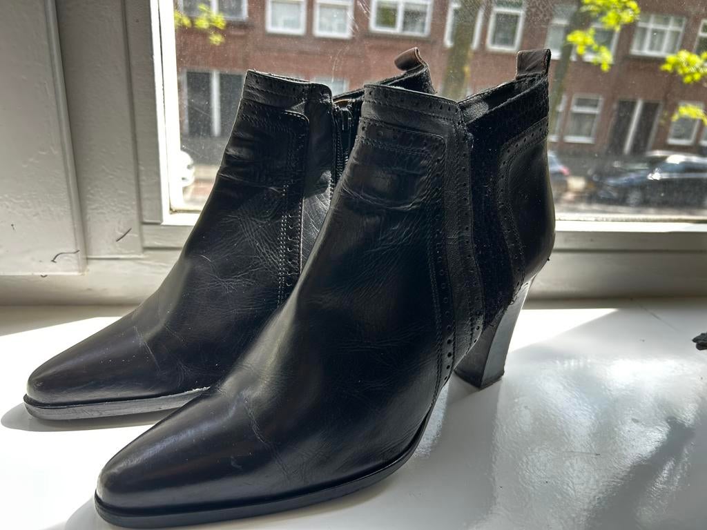 Mooie zwarte Maripe schoenen maat 40, Zwart, Lage of Enkellaarzen, Ophalen of Verzenden, Gedragen
