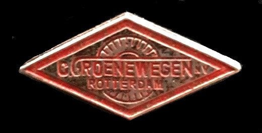 Groenewegen broche, Verzenden, Zo goed als nieuw, Transport, Speldje of Pin