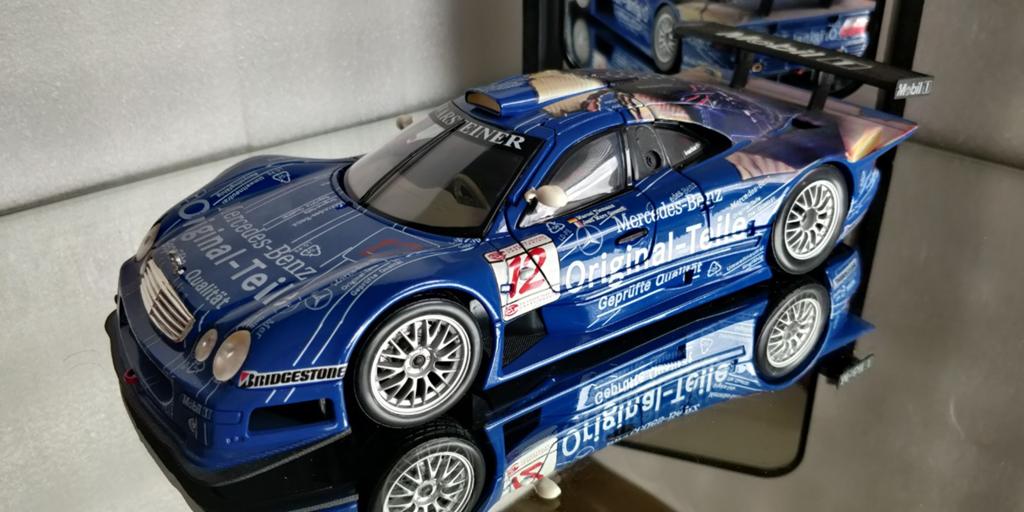 1/18 Mercedes-Benz clk gtr, Hobby en Vrije tijd, Modelauto's | 1:18, Ophalen of Verzenden, Maisto