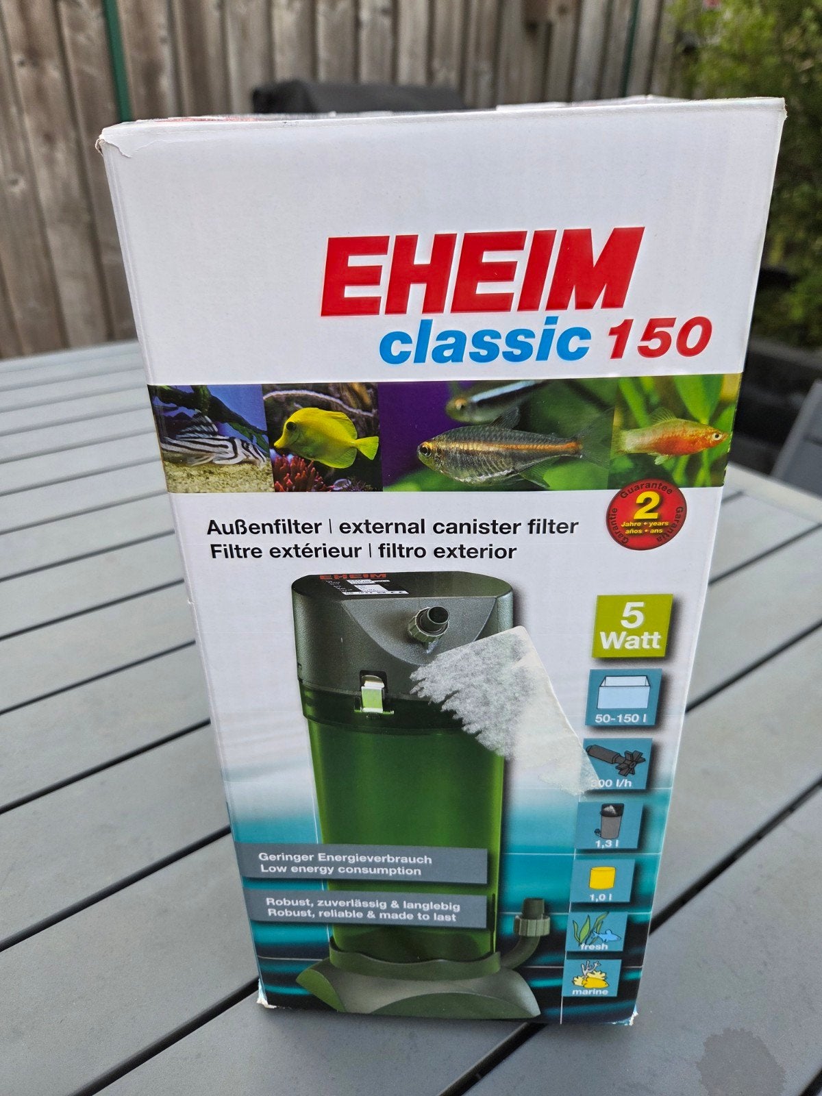 Eheim Classic 150 filter, Ophalen, Gebruikt, Eheim, Inclusief toebehoren