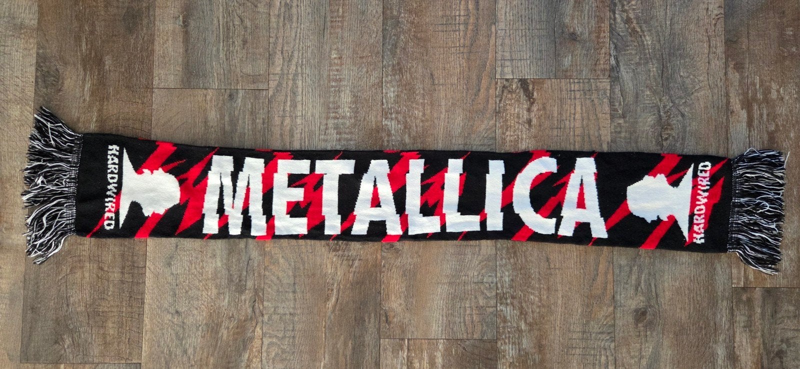 Sjaal Metallica, Ophalen of Verzenden, Zo goed als nieuw, Kleding