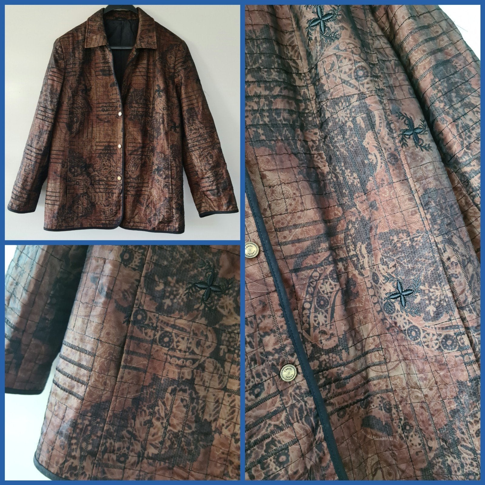 Casual ladies prachtig jasje mt 44 in zeer goede staat., Bruin, Maat 42/44 (L), Ophalen of Verzenden, Zo goed als nieuw