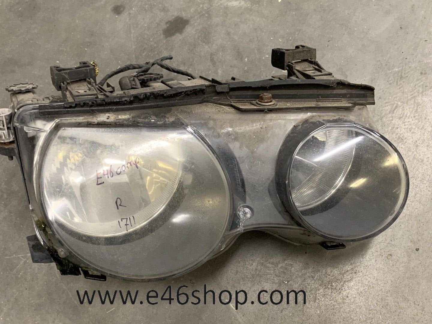KOPLAMP BMW E46 COMPACT RECHTS, Gebruikt, -, -, Ophalen of Verzenden