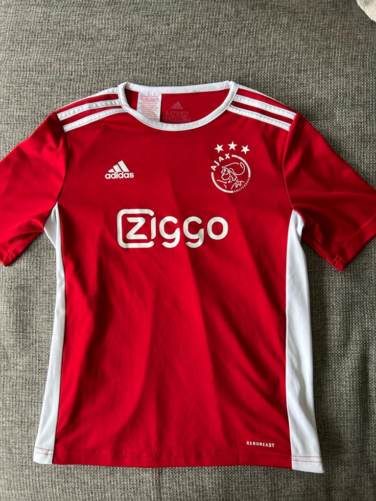 Ajax trainingsshirt maat 152 Adidas, Sport en Fitness, Voetbal, Ophalen of Verzenden, Gebruikt, Shirt
