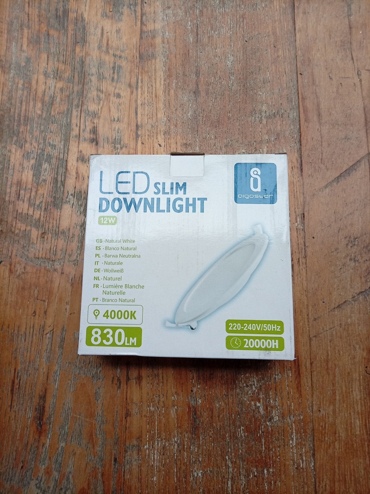 5x Aigostar LED Slim Downlight 12W - Nieuw in doos, Ophalen of Verzenden, Nieuw, Overige merken