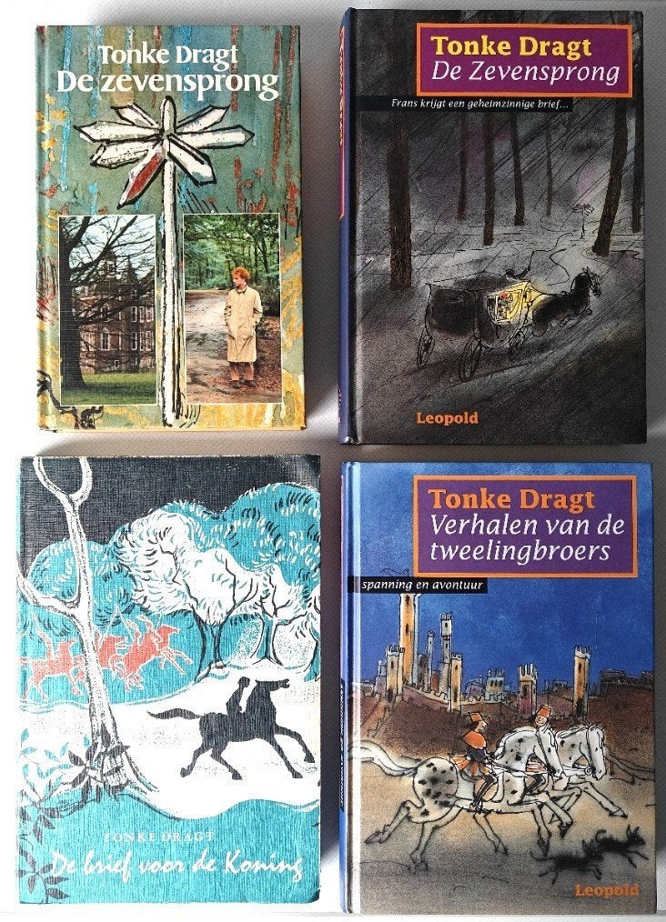 Tonke Dragt: Brief v/d Koning, Zevensprong 2x, Tweelingbroer, Boeken, Ophalen of Verzenden, Zo goed als nieuw