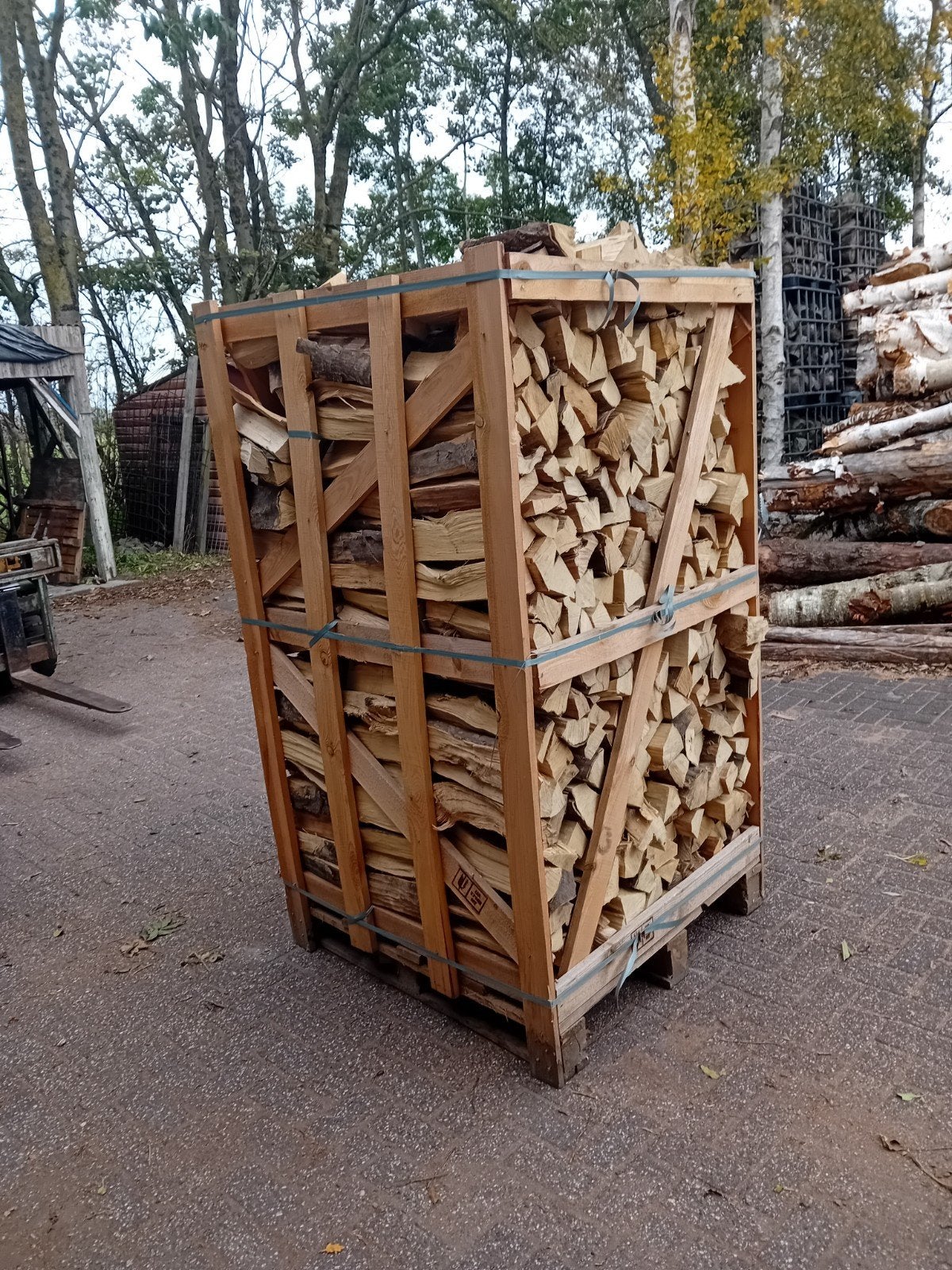 ovengedroogd beuken haardhout stookhout, 6 m³ of meer, Ophalen of Verzenden, Beukenhout, Blokken