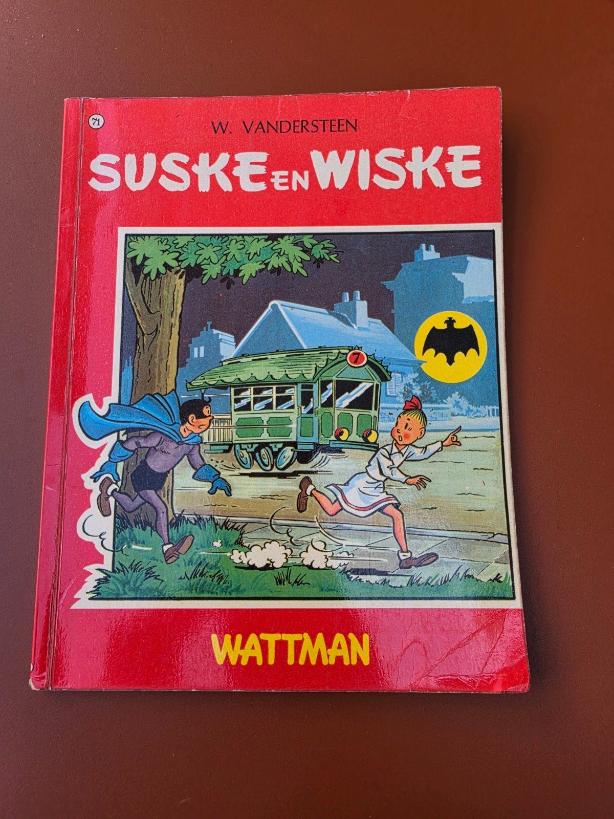 Suske en Wiske - Wattman (nummer 77) - 1969, Eén stripboek, Ophalen of Verzenden, Zo goed als nieuw, W. Vandersteen