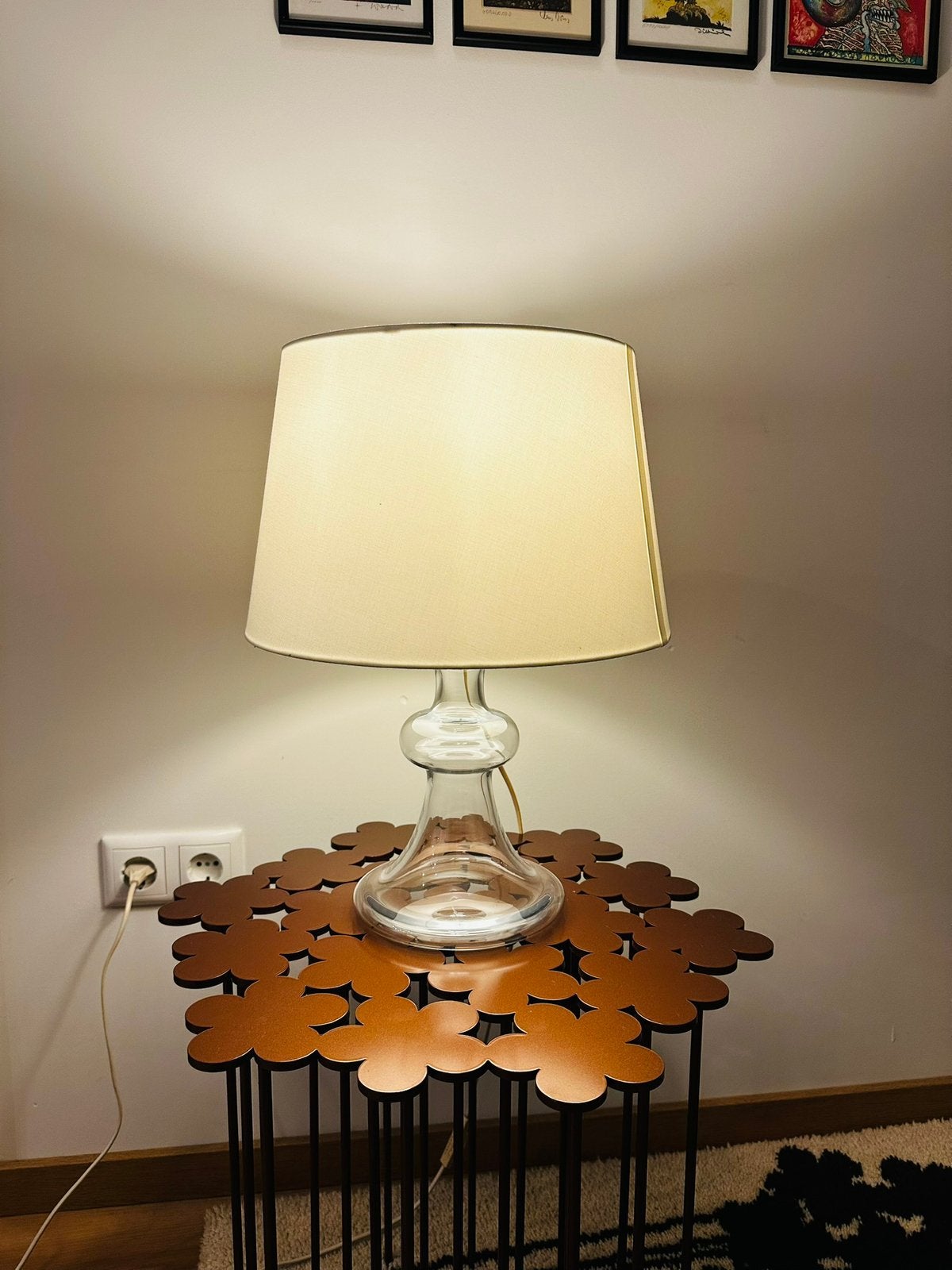 Holmegaard Vintage lamp van Michael Bang jaren 70, Verzenden, Zo goed als nieuw, Vintage