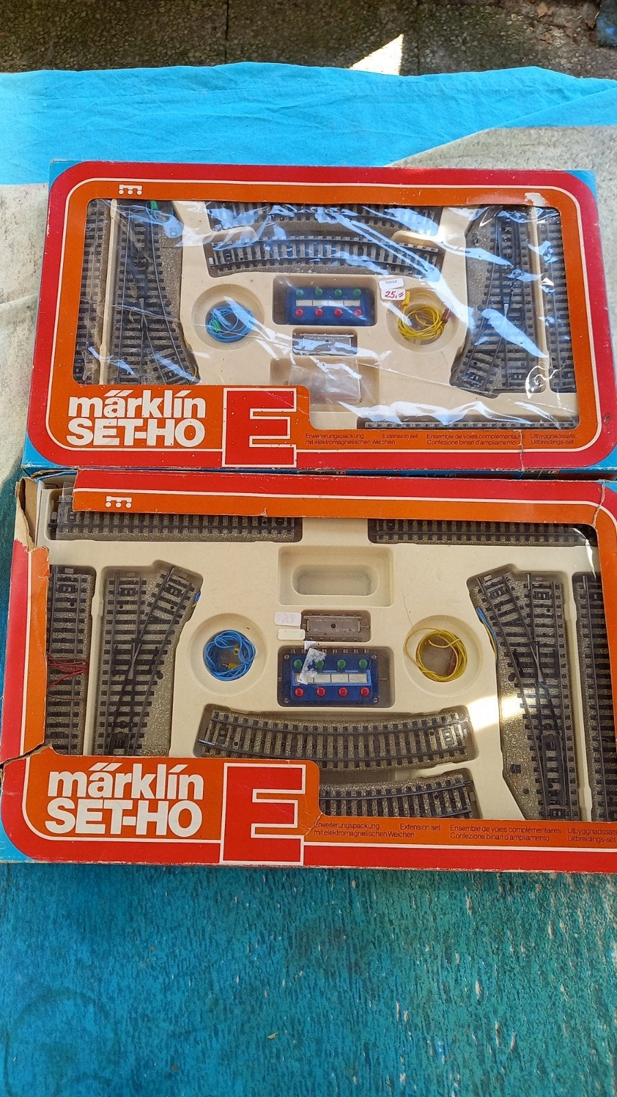 Marklin h0 mrails en elektrische wissels  2 maal set E 5191, Wisselstroom, Rails, Ophalen of Verzenden, Zo goed als nieuw