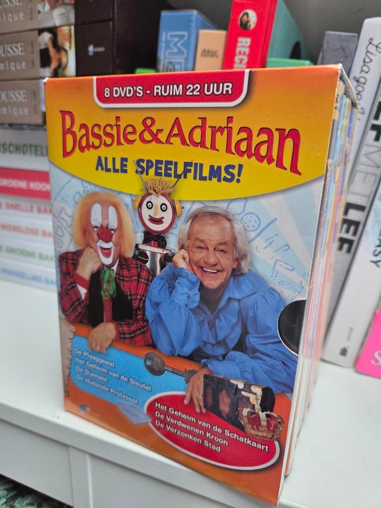 Bassie en Adriaan boxset - Alle Speelfilms, Cd's en Dvd's, Dvd's | Kinderen en Jeugd, Alle leeftijden, Ophalen of Verzenden, Zo goed als nieuw