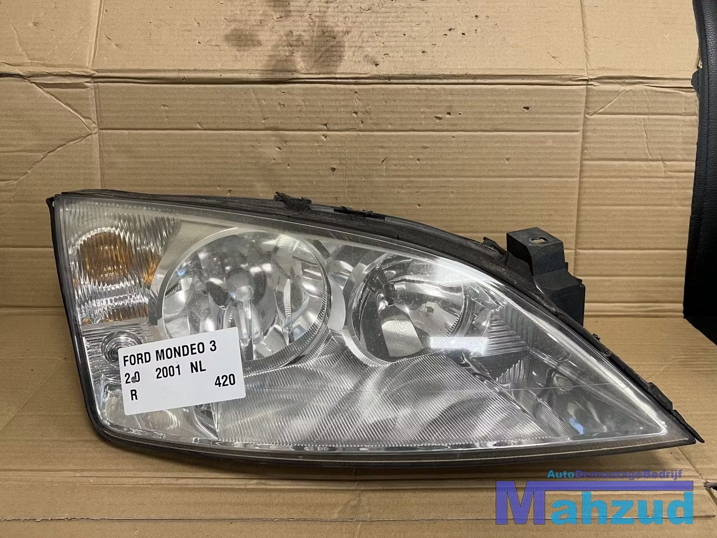 FORD MONDEO 3 rechts koplamp 2000-2007, Gebruikt, Info@ford.com, Ophalen of Verzenden, Ford