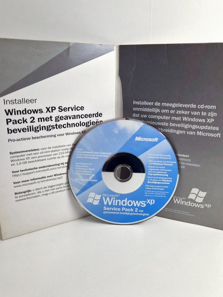 Microsoft Windows XP Service Pack 2 - PC CD-ROM, Ophalen of Verzenden, Gebruikt, Windows