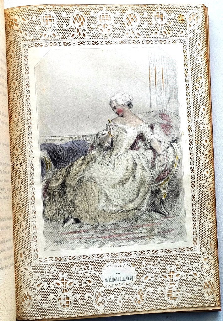 Gavarni [c.1850] Les Joyaux - 17 platen in kleur, Ophalen of Verzenden