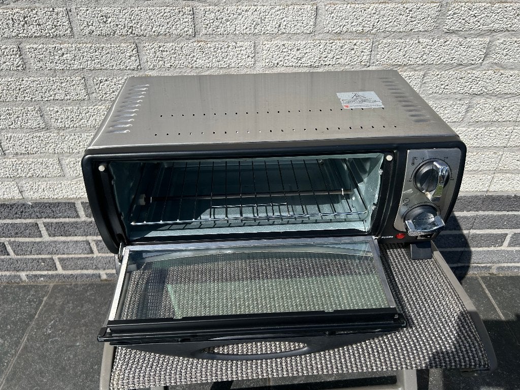 Camping oven 1400W, o.a. geschikt voor pizza maken, Ophalen of Verzenden, Gebruikt