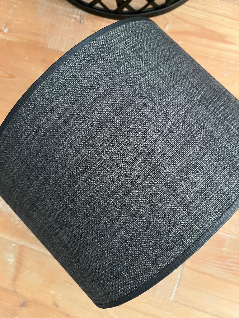 Lampekap antreciet linnen 30 cm, Ophalen, Zo goed als nieuw, Rond, 25 tot 50 cm