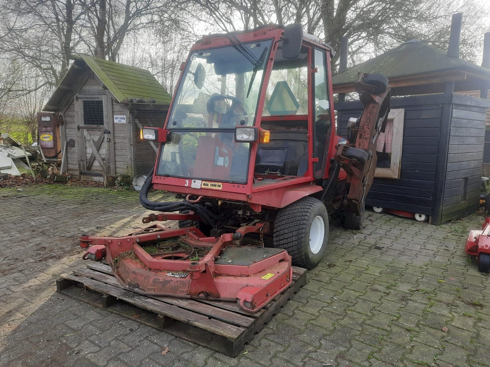 toro groundsmaster 4000d in onderdelen, Ophalen