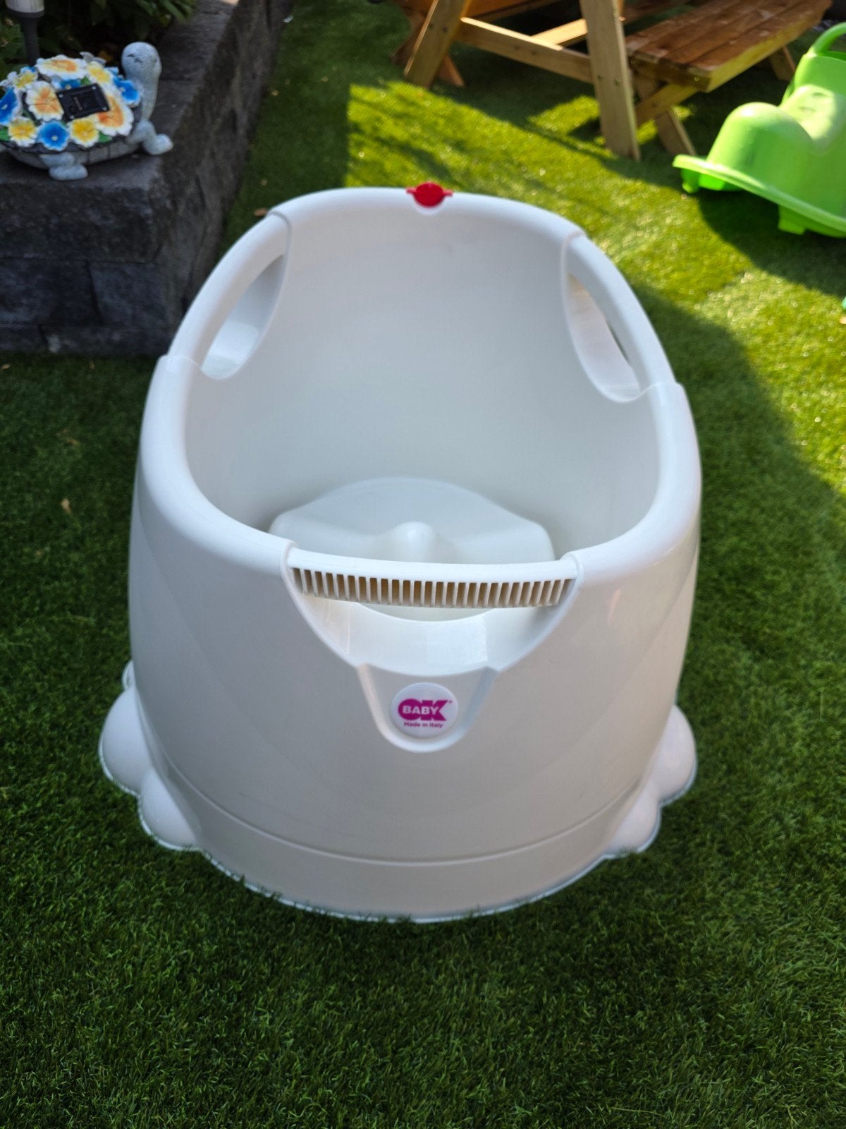 Te koop! OKbaby douche zitje, Ophalen, Badje