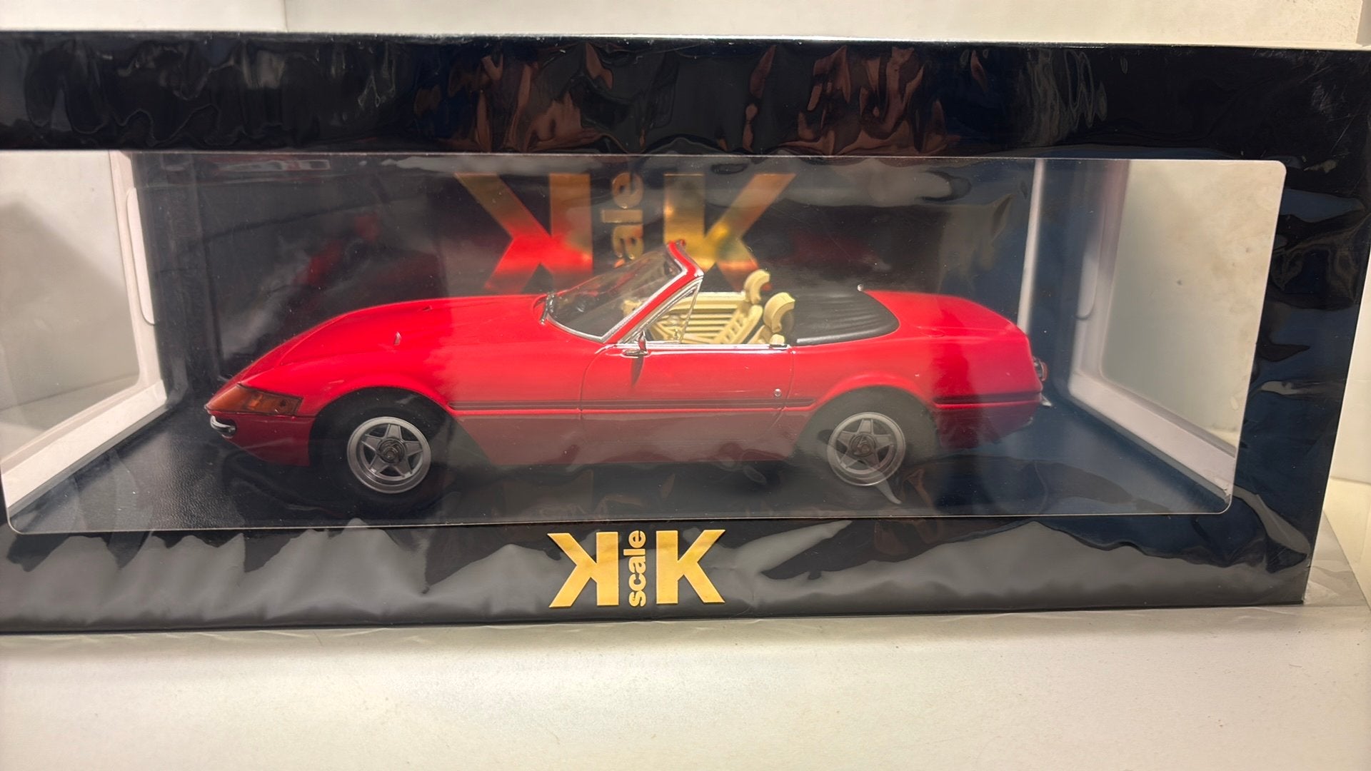 Ferrari 365 gts /4 1971 kk-scale 1.18, Overige merken, Ophalen of Verzenden, A, A