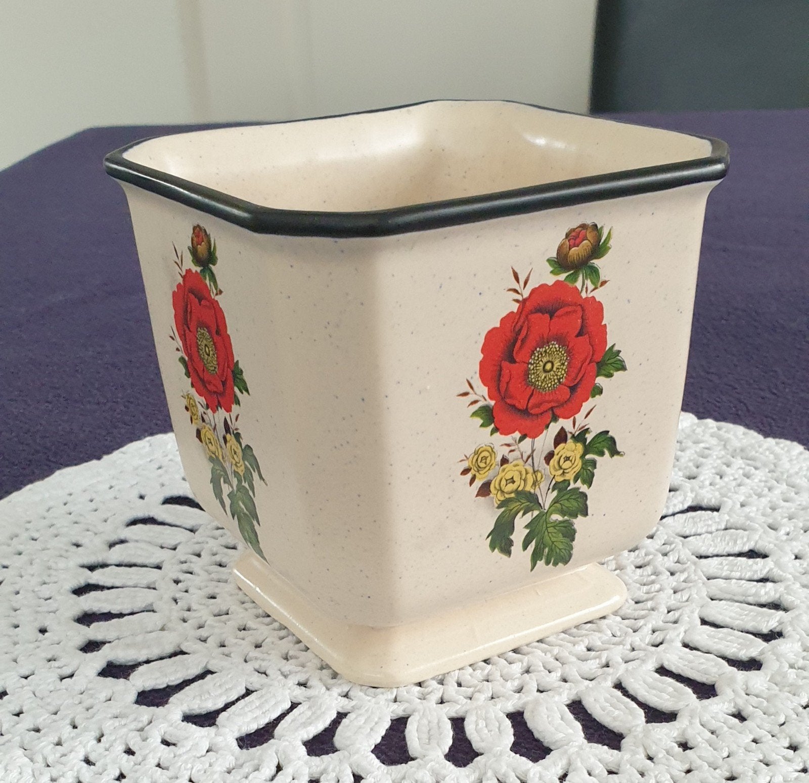 Bloempotje Modica Gouda-plateel Handwerk Holland, Ophalen of Verzenden