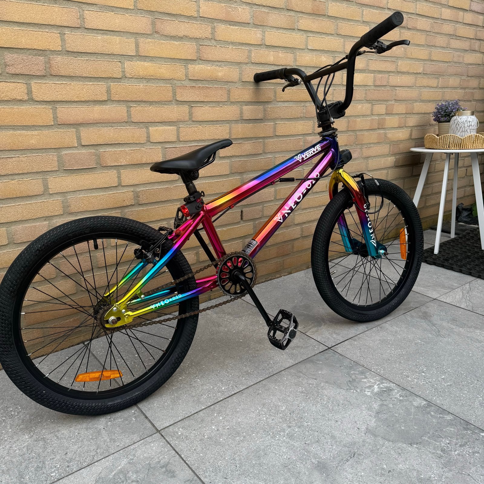 Kinder BMX neon, 20 inch., Fietsen en Brommers, Ophalen, Gebruikt, Staal