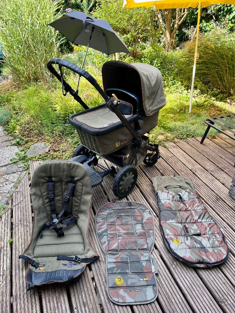 Bugaboo Cameleon Diesel inclusief extra’s, Gebruikt, Bugaboo, Verstelbare duwstang, Ophalen