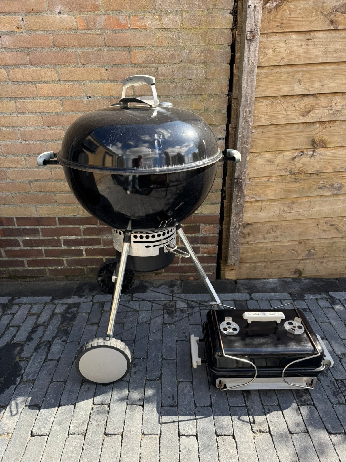 Weber houtskool Barbecue, Tuin en Terras, Houtskoolbarbecues, Ophalen, Gebruikt