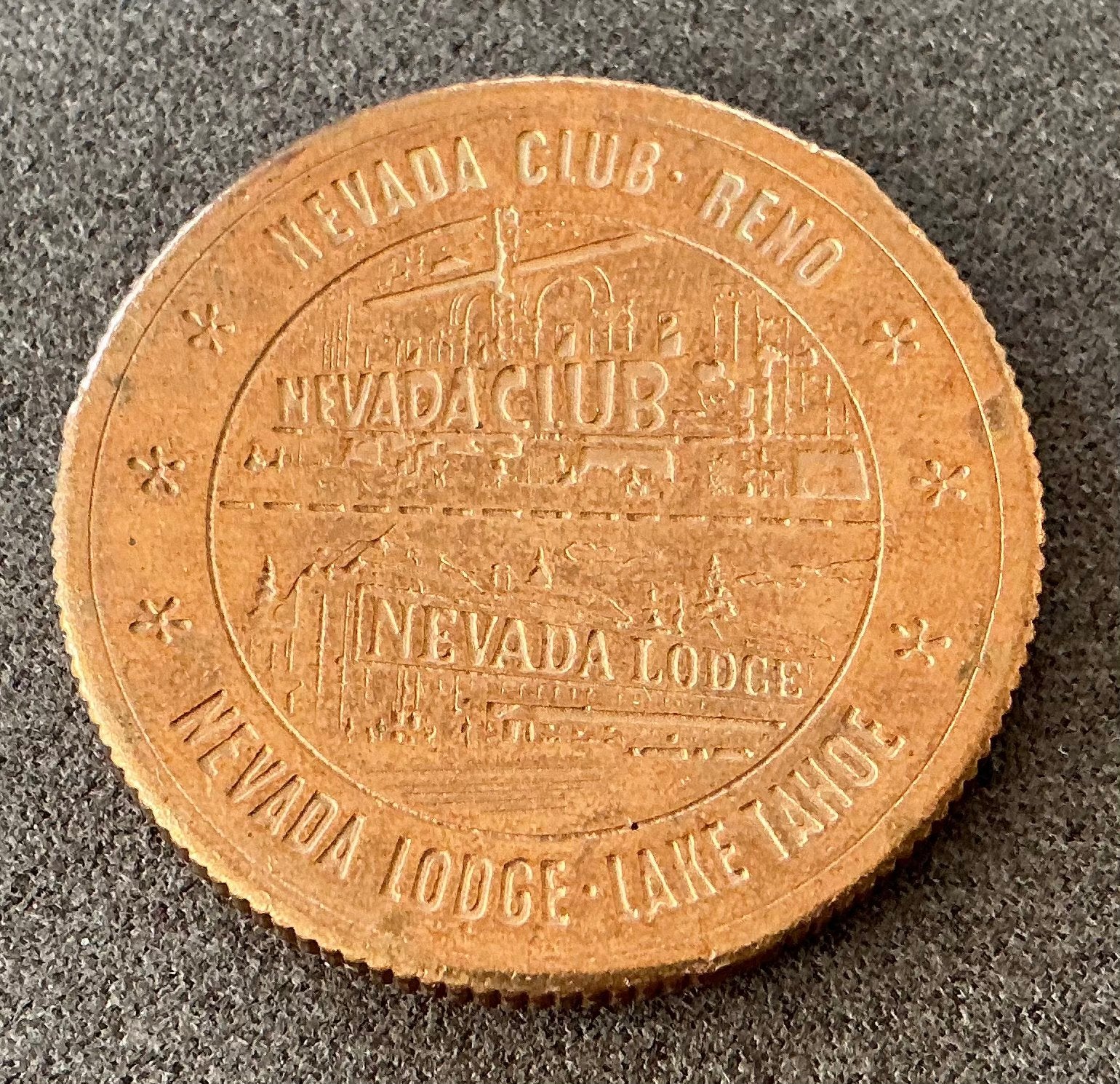Oude originele one dollar casino token USA, Ophalen of Verzenden, Gebruikt