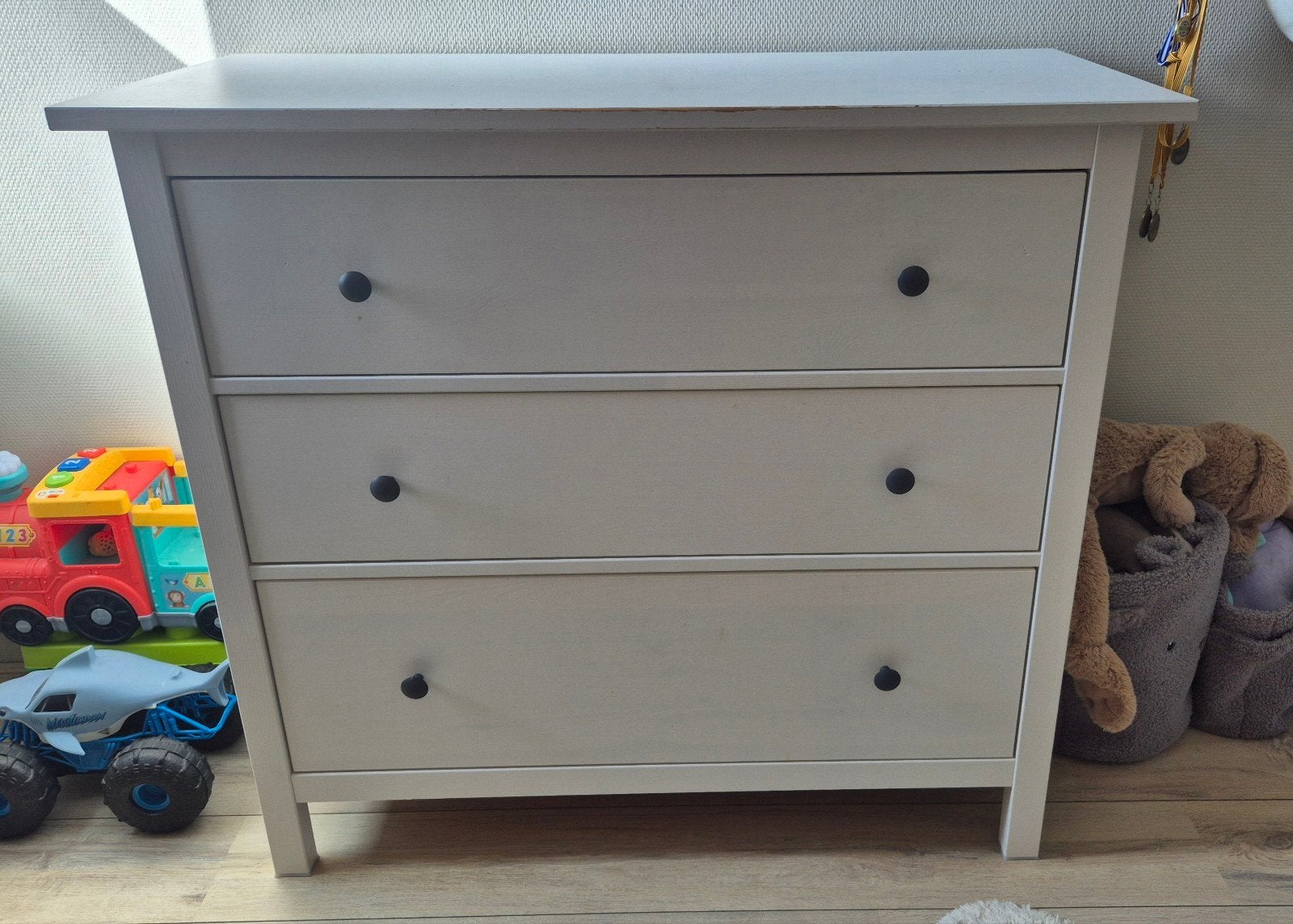 Ikea Hemnes ladekast 3 lades - Gebruikt, Ophalen, Gebruikt, 3 of 4 laden, Minder dan 100 cm