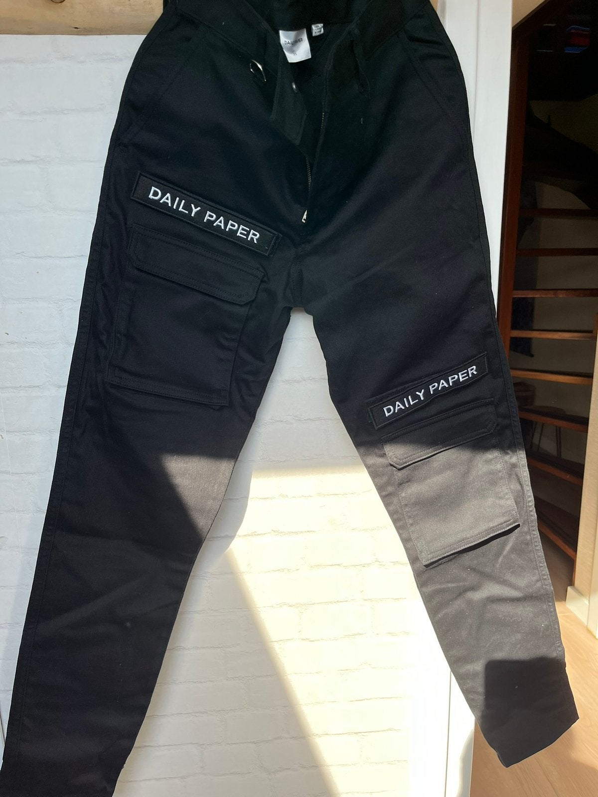 Daily paper broek dames, Verzenden, Zwart, Zo goed als nieuw, Maat 34 (XS) of kleiner